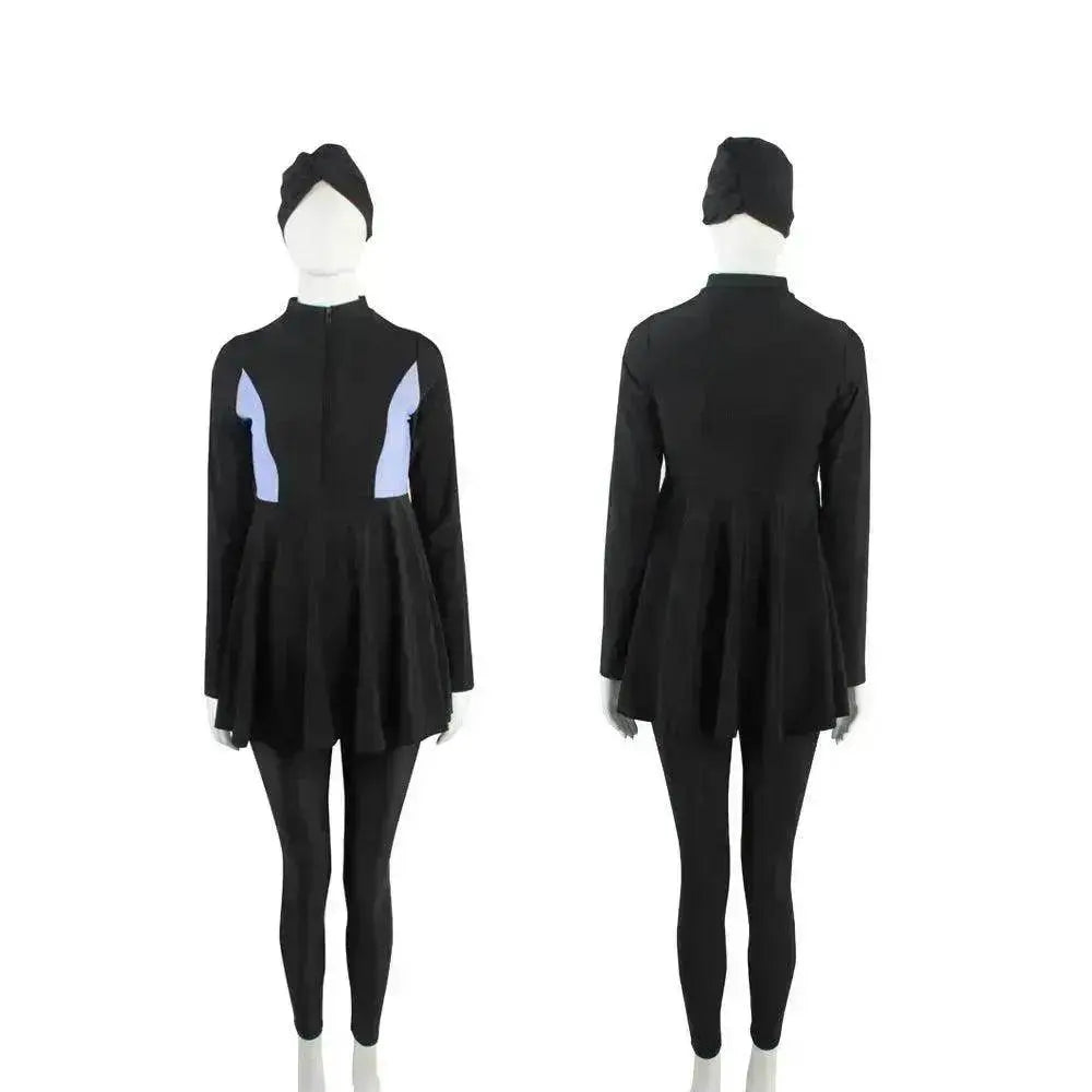 Maillot de Bain Arabe Femme Trois Pièces Conservateur