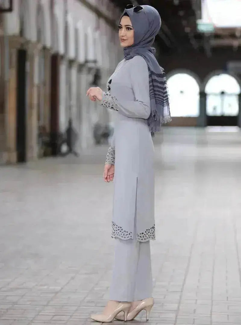 Arab  women's suit abaya two-piece suit