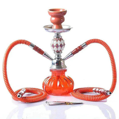 Arabian Shisha double pipe hookah set