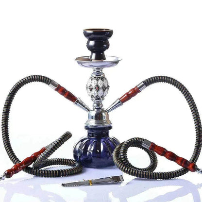 Arabian Shisha double pipe hookah set