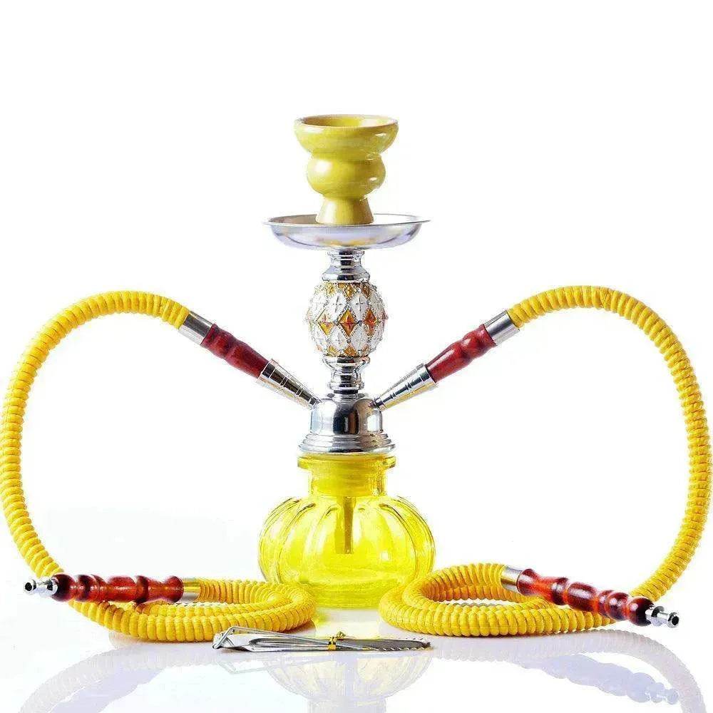 Arabian Shisha double pipe hookah set