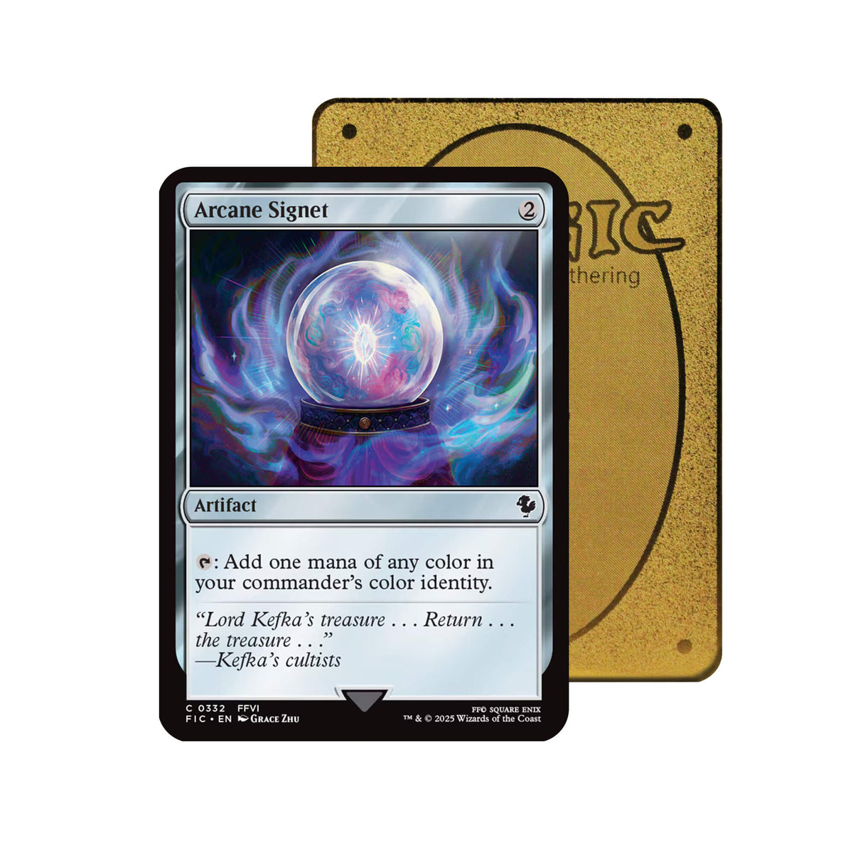 Arcane Signet Metal Orica Card