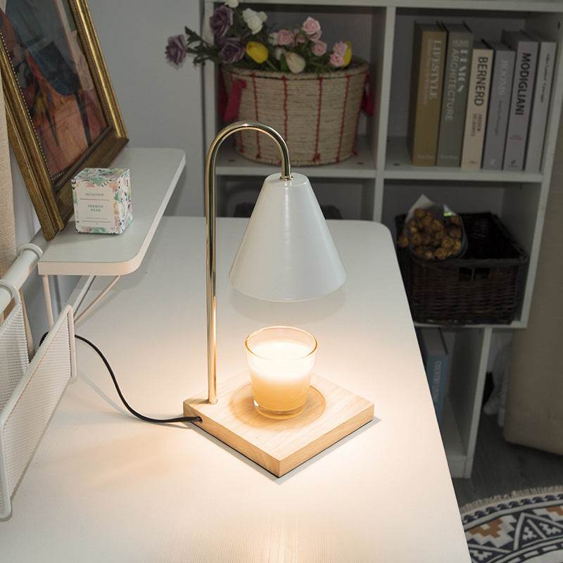 Diffuseur d'aromathérapie Cire Chauffe-parfum électrique Sécurité Lampe Yankee Candle Brûleur d'huiles essentielles Veilleuse pour la décoration de la chambre à coucher