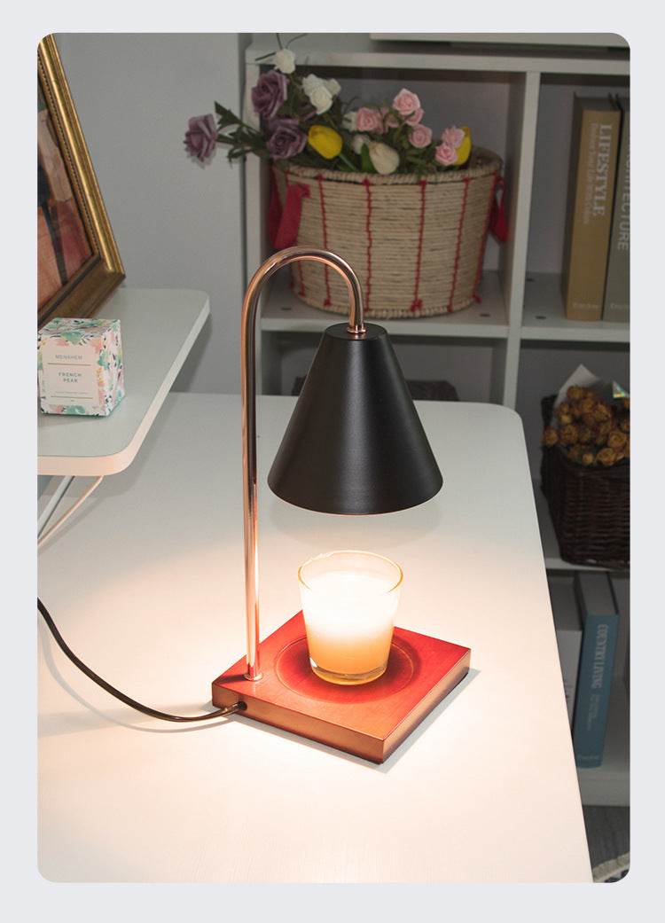 Diffuseur d'aromathérapie Cire Chauffe-parfum électrique Sécurité Lampe Yankee Candle Brûleur d'huiles essentielles Veilleuse pour la décoration de la chambre à coucher