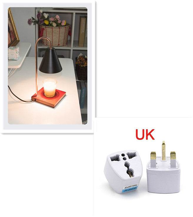 Diffuseur d'aromathérapie Cire Chauffe-parfum électrique Sécurité Lampe Yankee Candle Brûleur d'huiles essentielles Veilleuse pour la décoration de la chambre à coucher