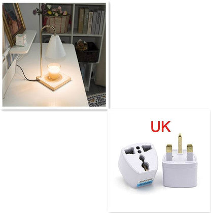 Diffuseur d'aromathérapie Cire Chauffe-parfum électrique Sécurité Lampe Yankee Candle Brûleur d'huiles essentielles Veilleuse pour la décoration de la chambre à coucher