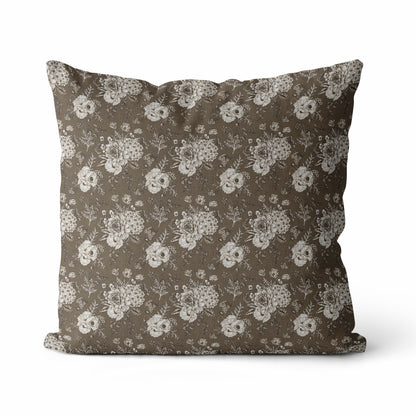 Elysia | Housse de Coussin Fleurie Vintage