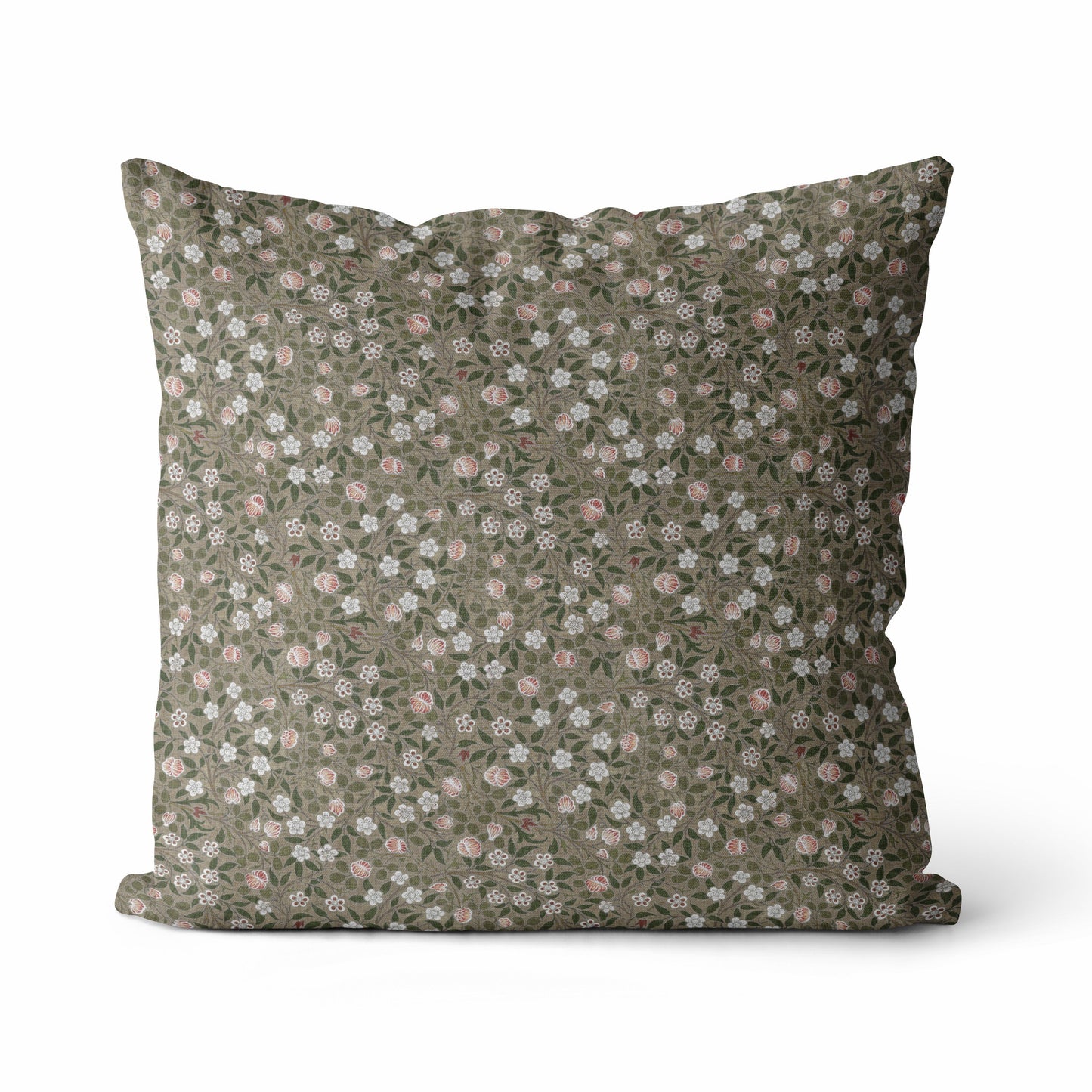 Ivy | Housse de coussin à motif floral vert