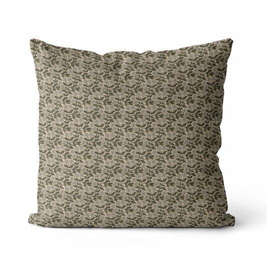 Serein | Housse de coussin à fleurs