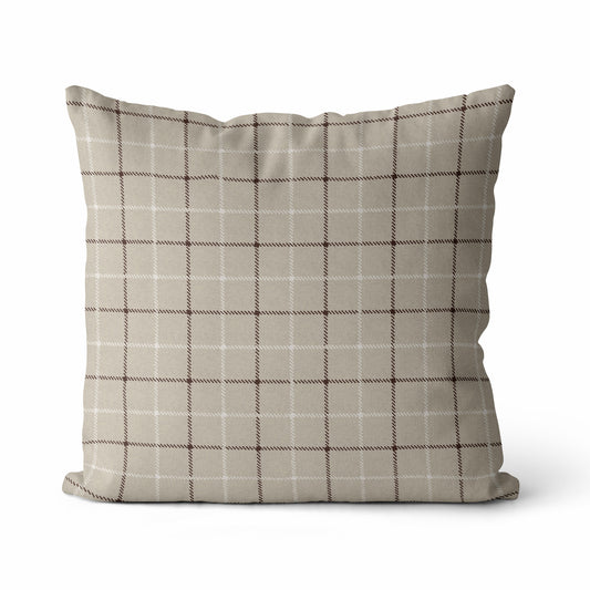 Niall | Housse de coussin géométrique à emboîtement neutre