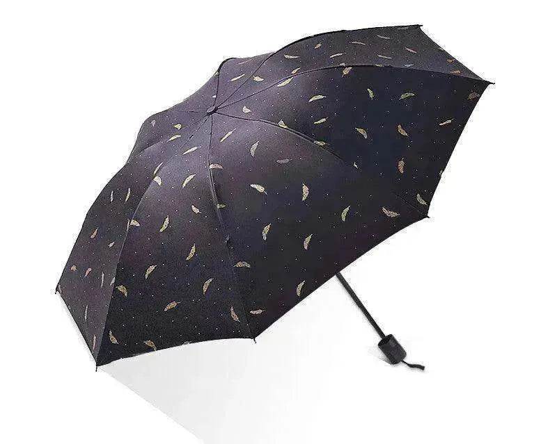 Automatic Lady's Rain & Sun Folding Umbrella