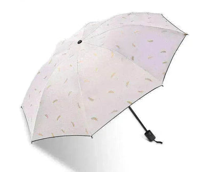 Automatic Lady's Rain & Sun Folding Umbrella