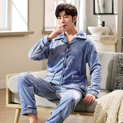 Pyjama d'automne – Bas de pyjama en flanelle pour jeunes hommes