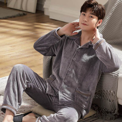 Pyjama d'automne – Bas de pyjama en flanelle pour jeunes hommes