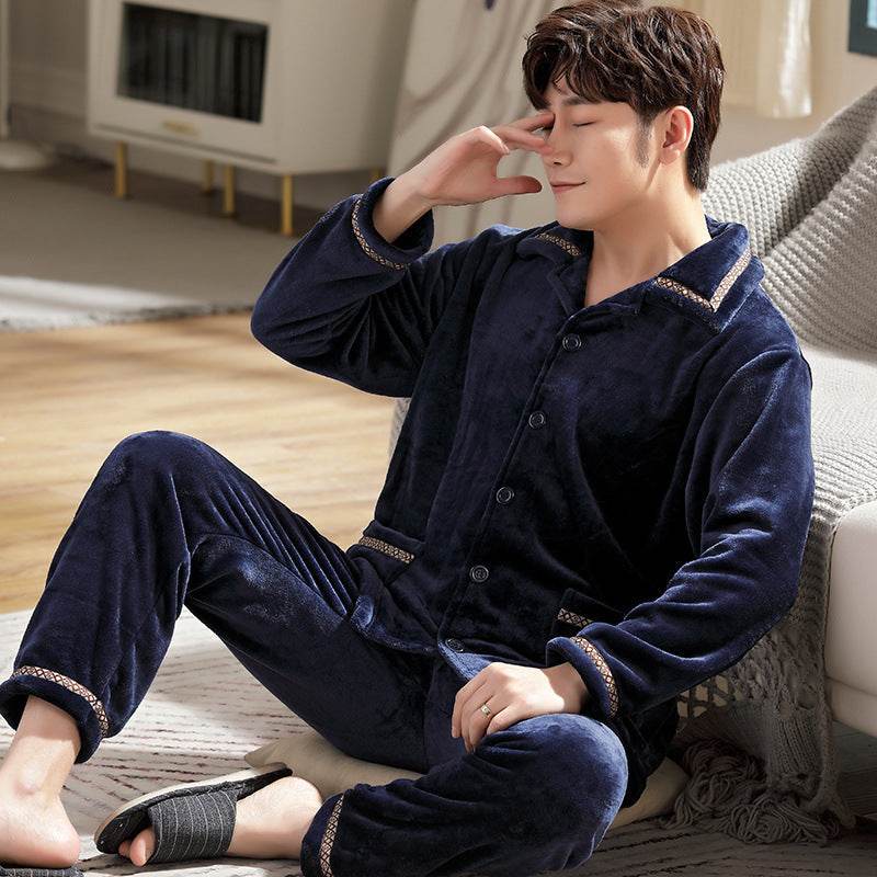Pyjama d'automne – Bas de pyjama en flanelle pour jeunes hommes