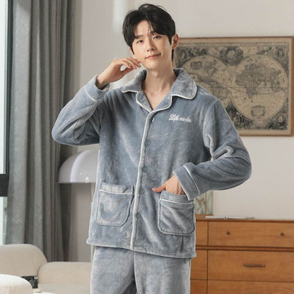 Pyjama d'automne – Bas de pyjama en flanelle pour jeunes hommes