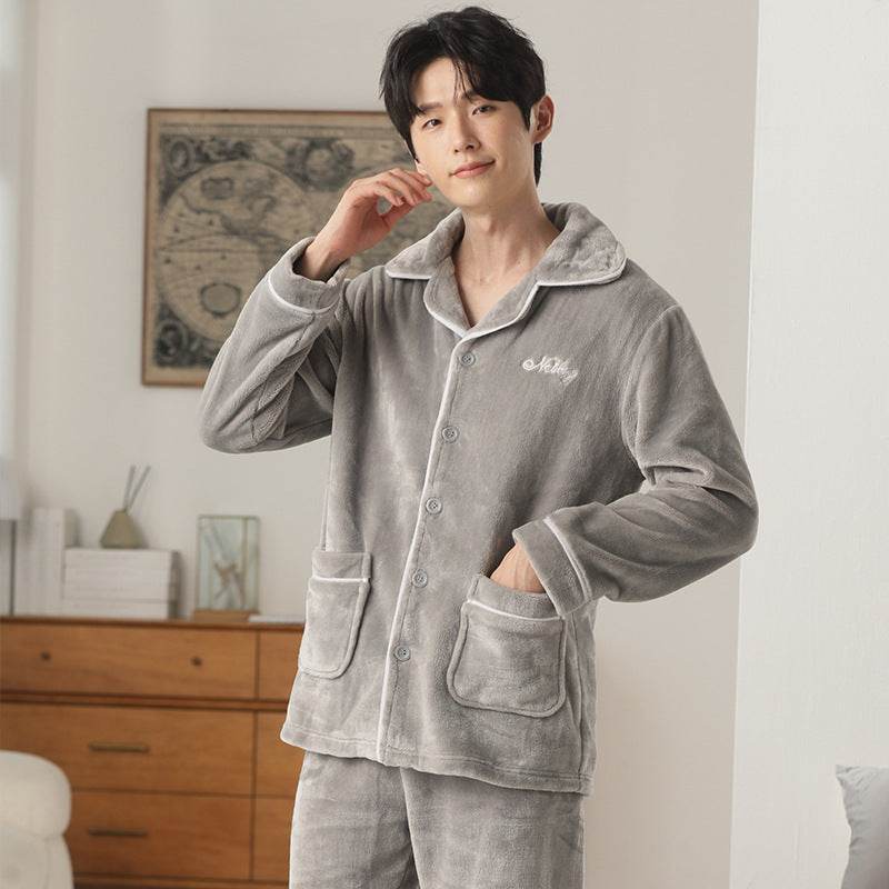 Pyjama d'automne – Bas de pyjama en flanelle pour jeunes hommes