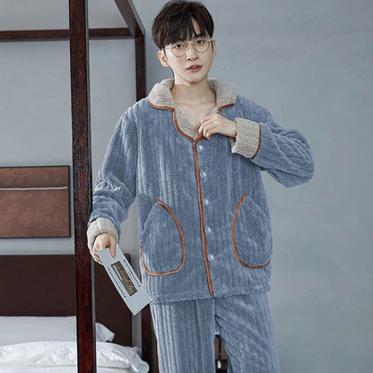 Pyjama d'automne – Bas de pyjama en flanelle pour jeunes hommes