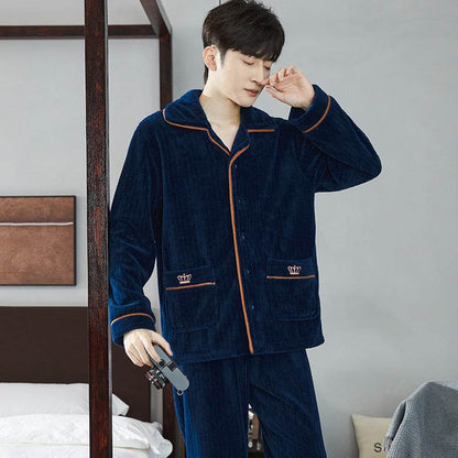 Pyjama d'automne – Bas de pyjama en flanelle pour jeunes hommes