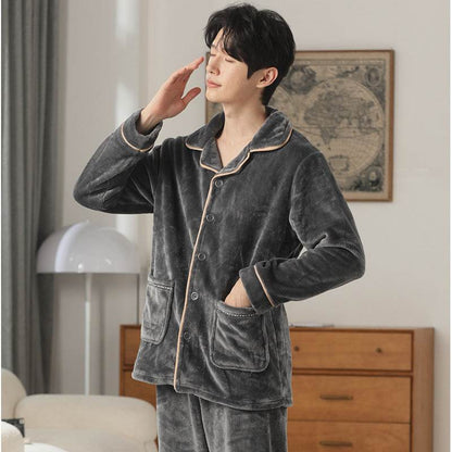 Pyjama d'automne – Bas de pyjama en flanelle pour jeunes hommes