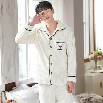 Pyjama d'automne – Bas de pyjama en flanelle pour jeunes hommes