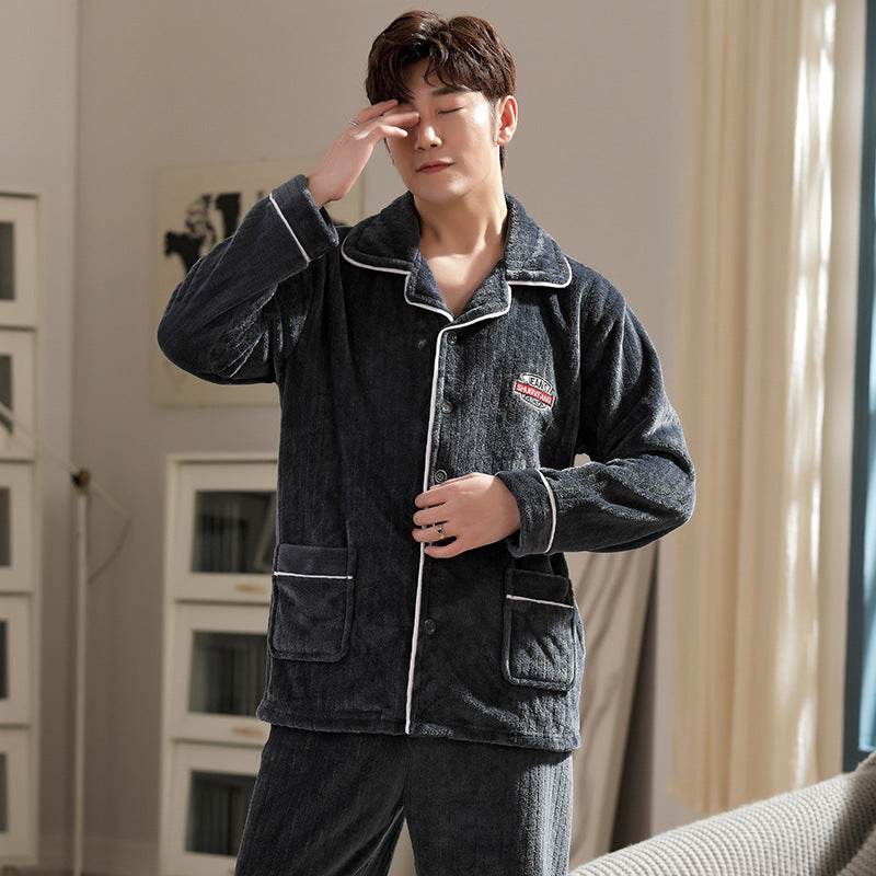 Pyjama d'automne – Bas de pyjama en flanelle pour jeunes hommes