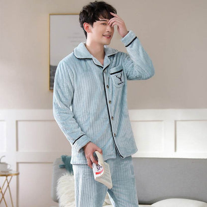 Pyjama d'automne – Bas de pyjama en flanelle pour jeunes hommes