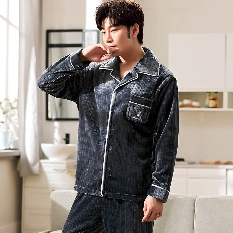Pyjama d'automne – Bas de pyjama en flanelle pour jeunes hommes