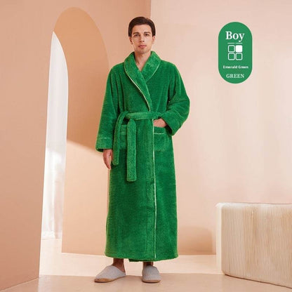 Velvet Nightgown – Super Thick Flannel Sleepwear for Couples