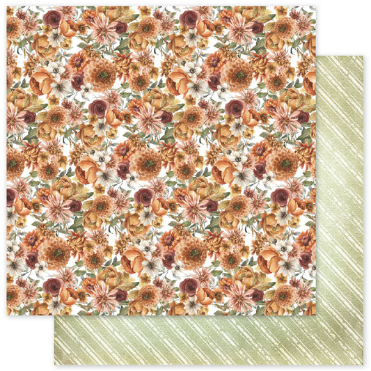 Autumn Florals Basics C 12x12 Paper (12pc Bulk Pack) 35460