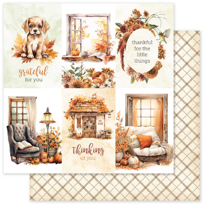 Autumn Florals Basics 12x12 Paper Collection 35451