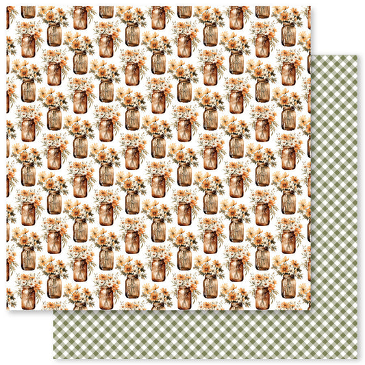 Autumn Florals E 12x12 Paper (12pc Bulk Pack) 32976