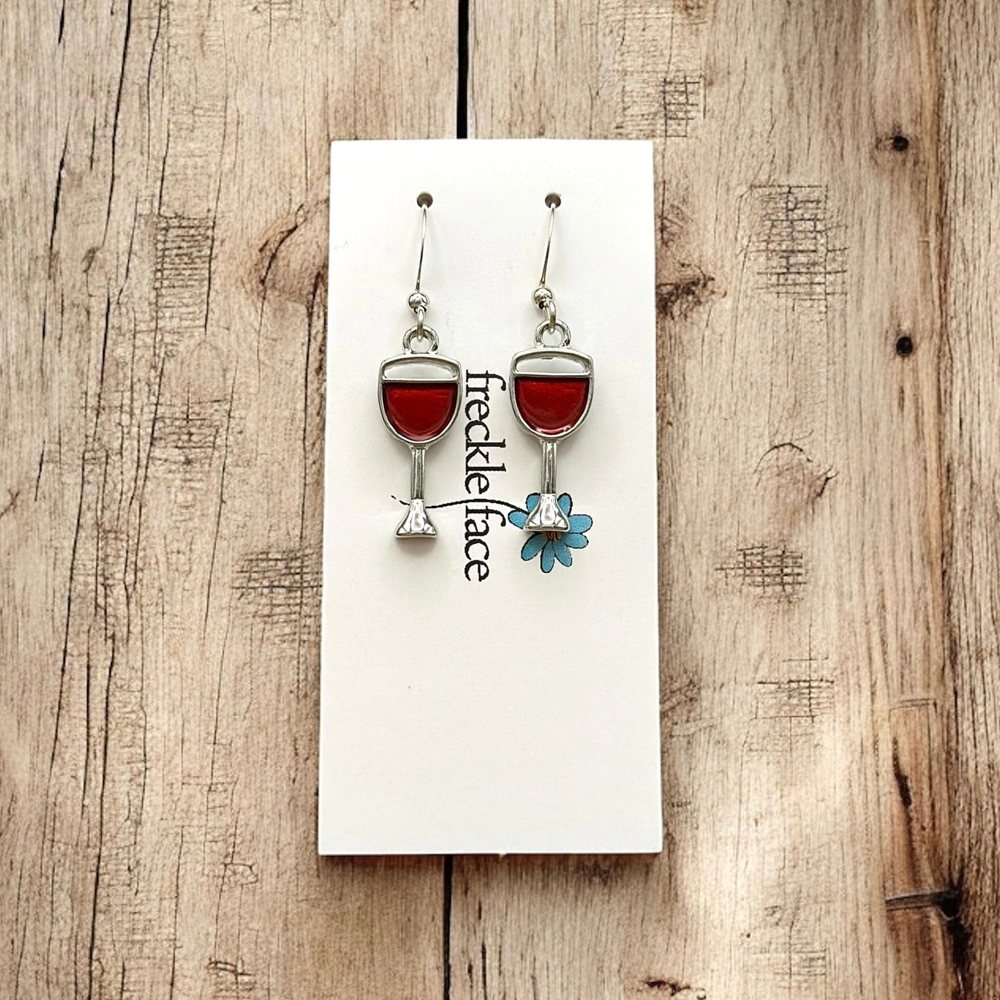 Boucles d'oreilles pour amateurs de vin
