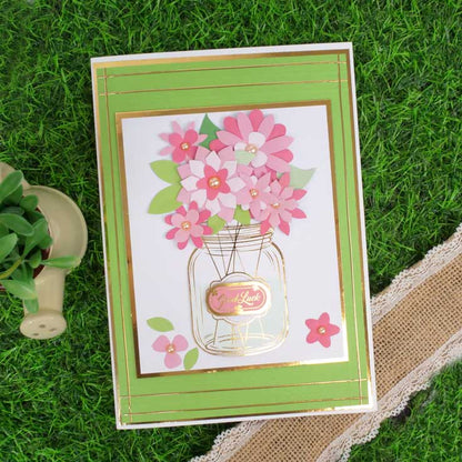 Façades de carte Build-a-Bouquet 15 x 15 cm