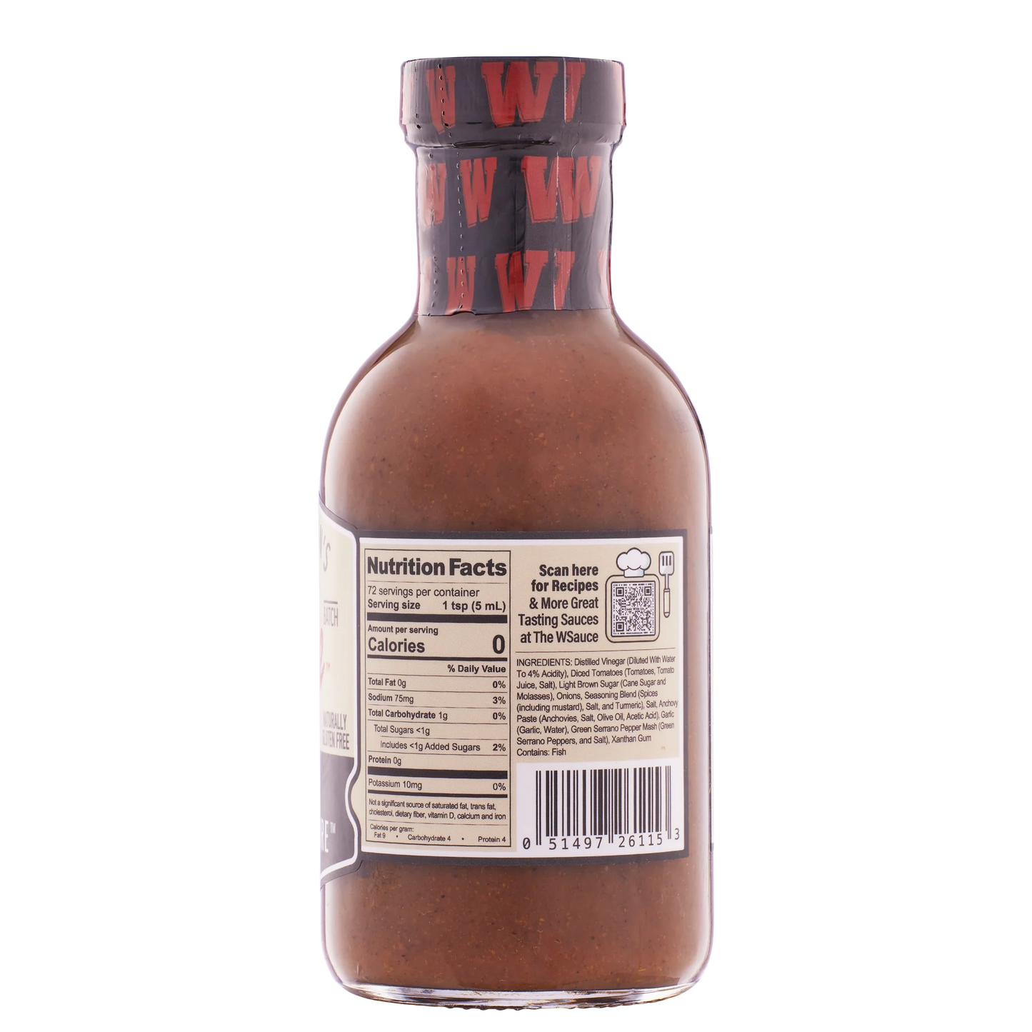 Bear & Burton's W Sauce 12oz