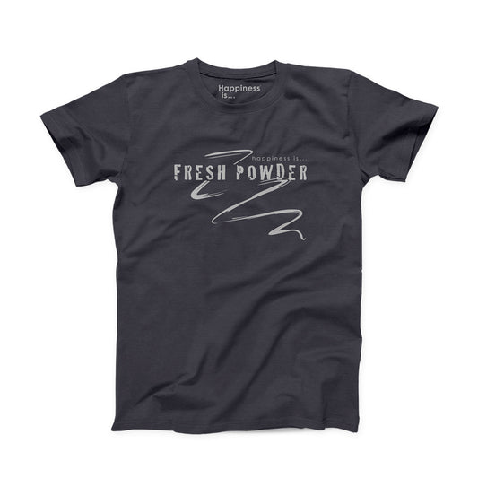 Men's Fresh Powder T-Shirt, Vintage Black
