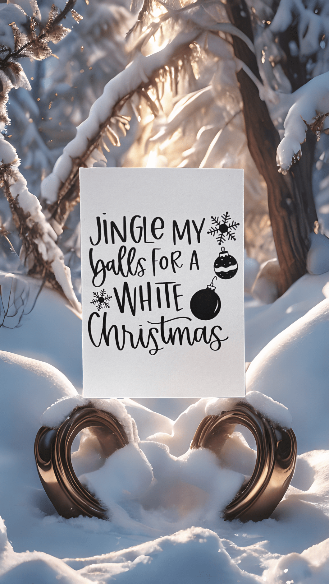 Jingle My Balls Christmas Card