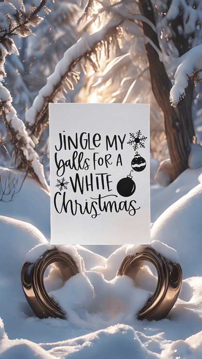 Jingle My Balls Christmas Card