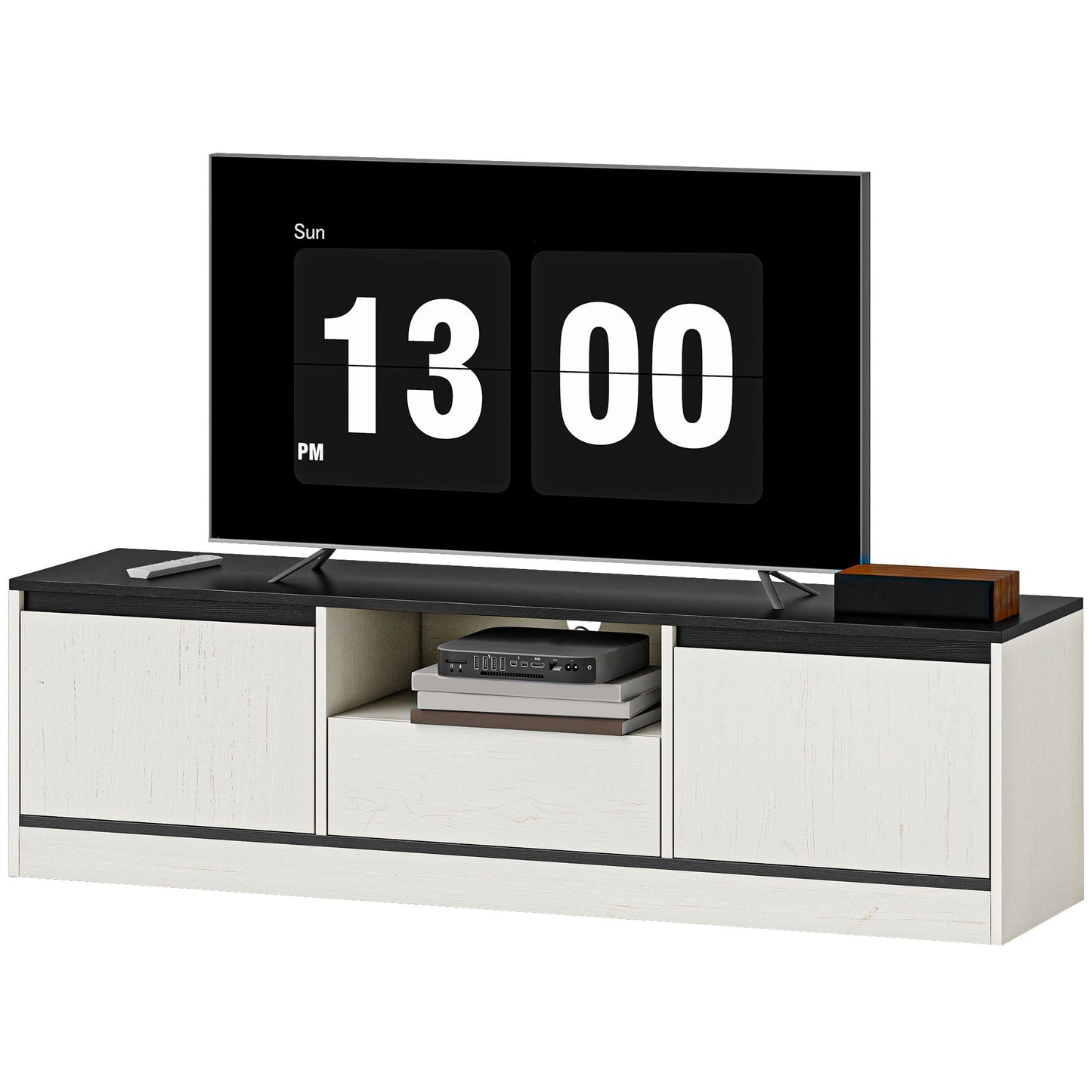 Palmer TV Stand for 55-65 Inch TVs-White