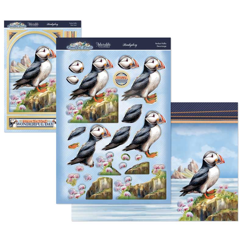 Beautiful Birds Deco-Large Set - Perfect Puffin