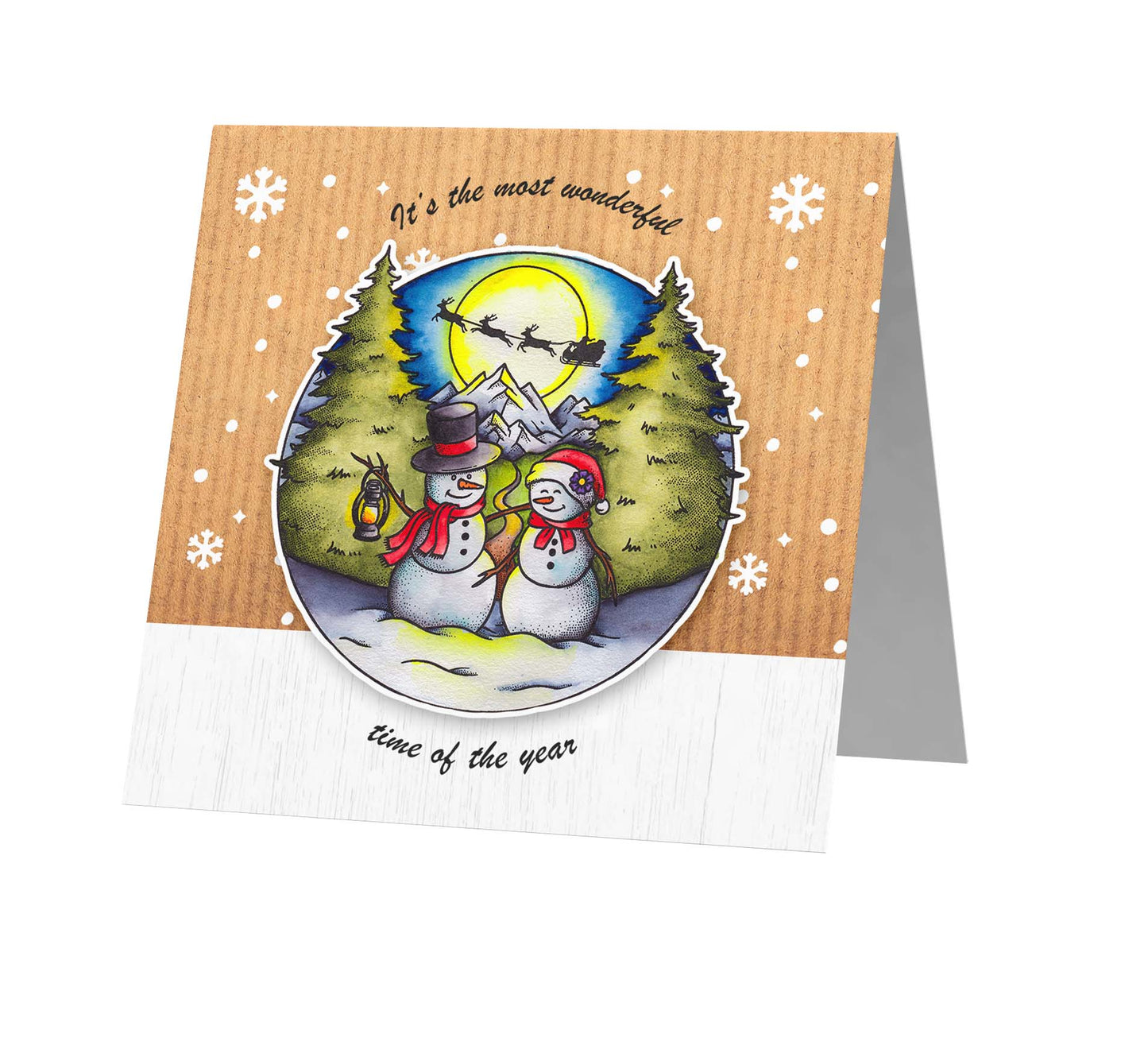 BL Tampon Transparent Snow Buddies Essentials 120x120x3mm 1 PC n°299