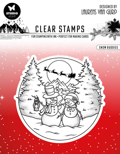 BL Tampon Transparent Snow Buddies Essentials 120x120x3mm 1 PC n°299