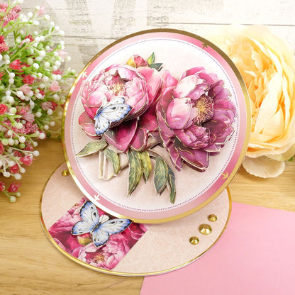 In Full Bloom Grand kit de décorations - Pivoine et bouquet