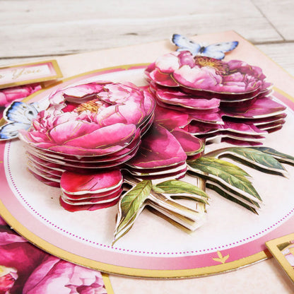 In Full Bloom Grand kit de décorations - Pivoine et bouquet