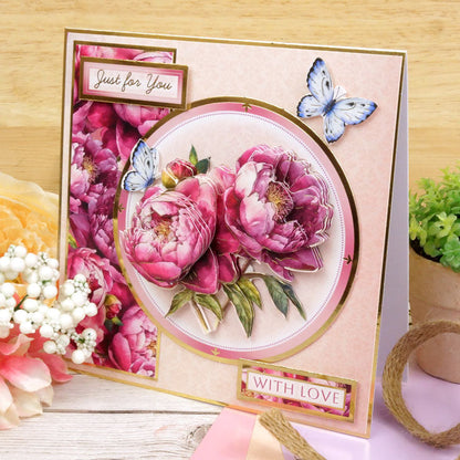 In Full Bloom Grand kit de décorations - Pivoine et bouquet