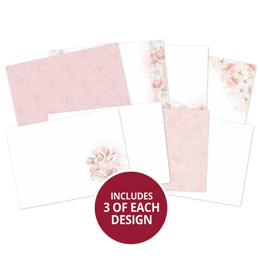 Inserts de cartes de luxe Blushing Blossoms