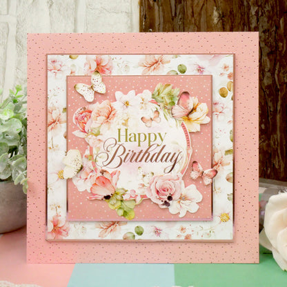 Blushing Blossoms 8" x 8" Paper Pad