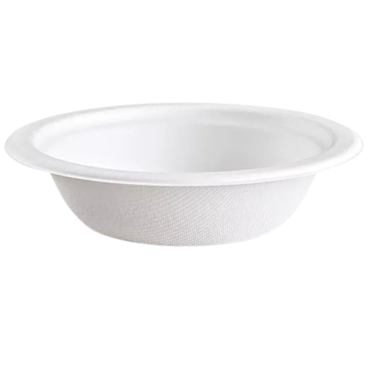 Bol blanc en canne à sucre de 340 ml
