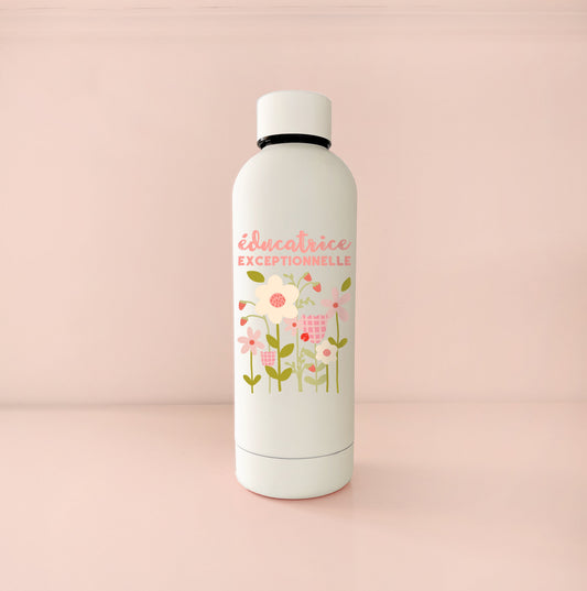 Insulated Bottle 17oz - Exceptional Educator Cream