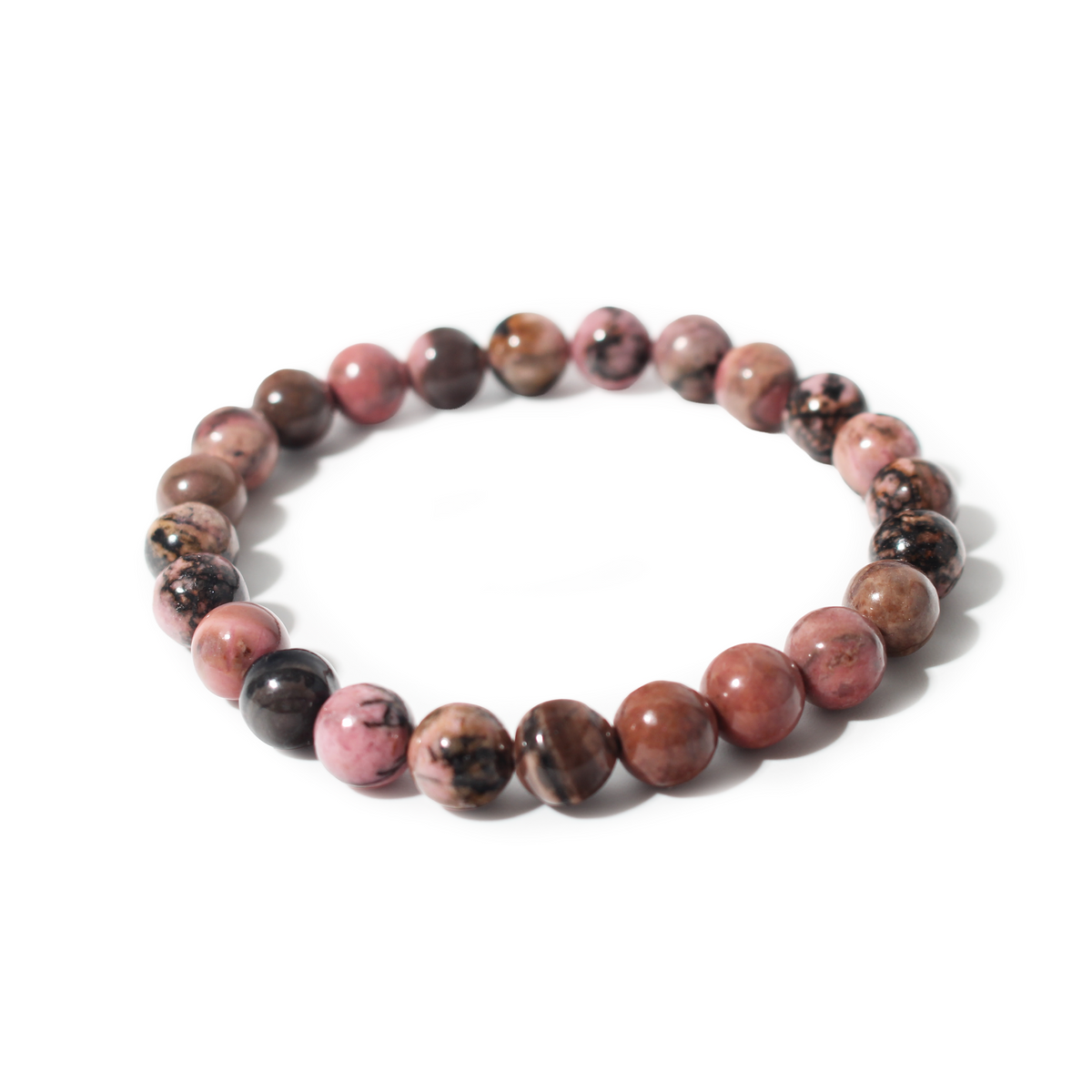 Rhodonite Bead Bracelet